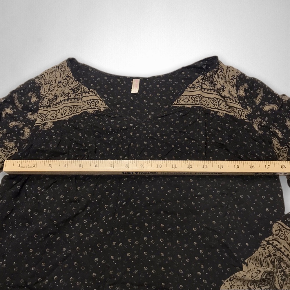 ❌SOLD❌ FREE PEOPLE Boho Flowy Bell Sleeve Dress - Picture 7 of 7